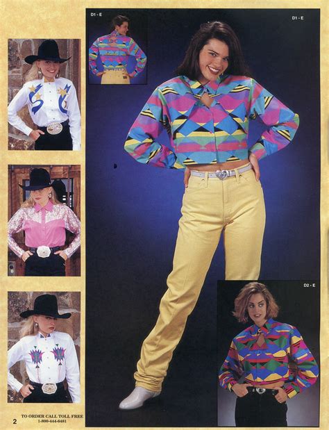 80's western fashion